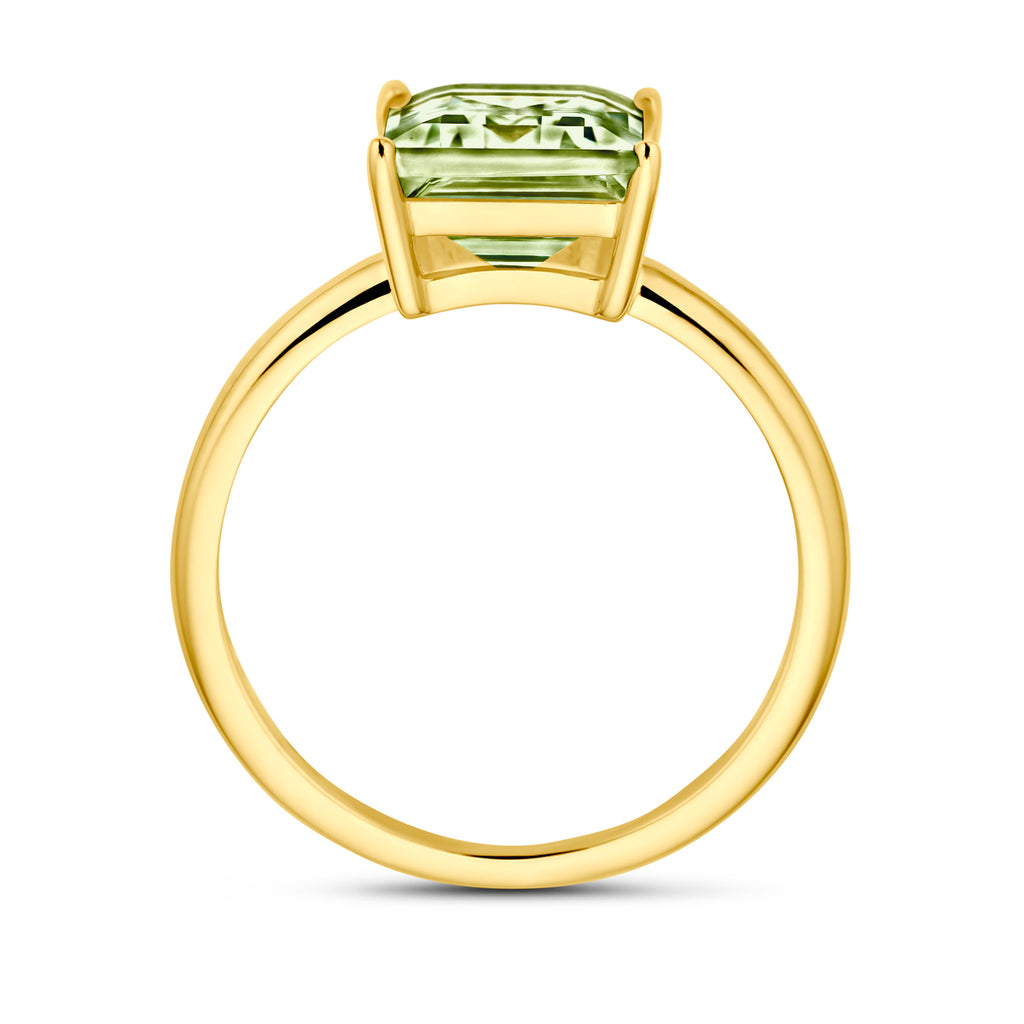 ring groen amethist