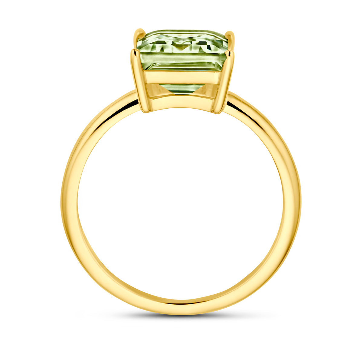 ring groen amethist
