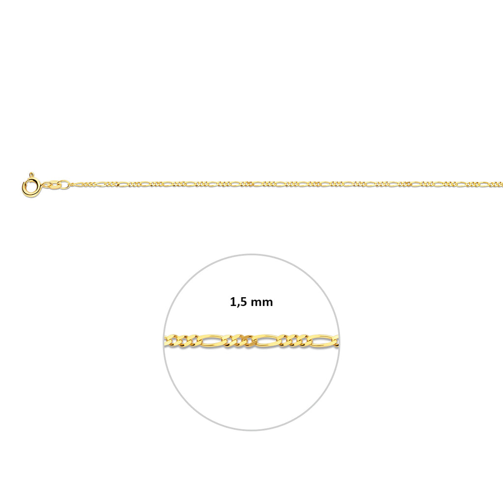 Collier figaro 1.6 mm