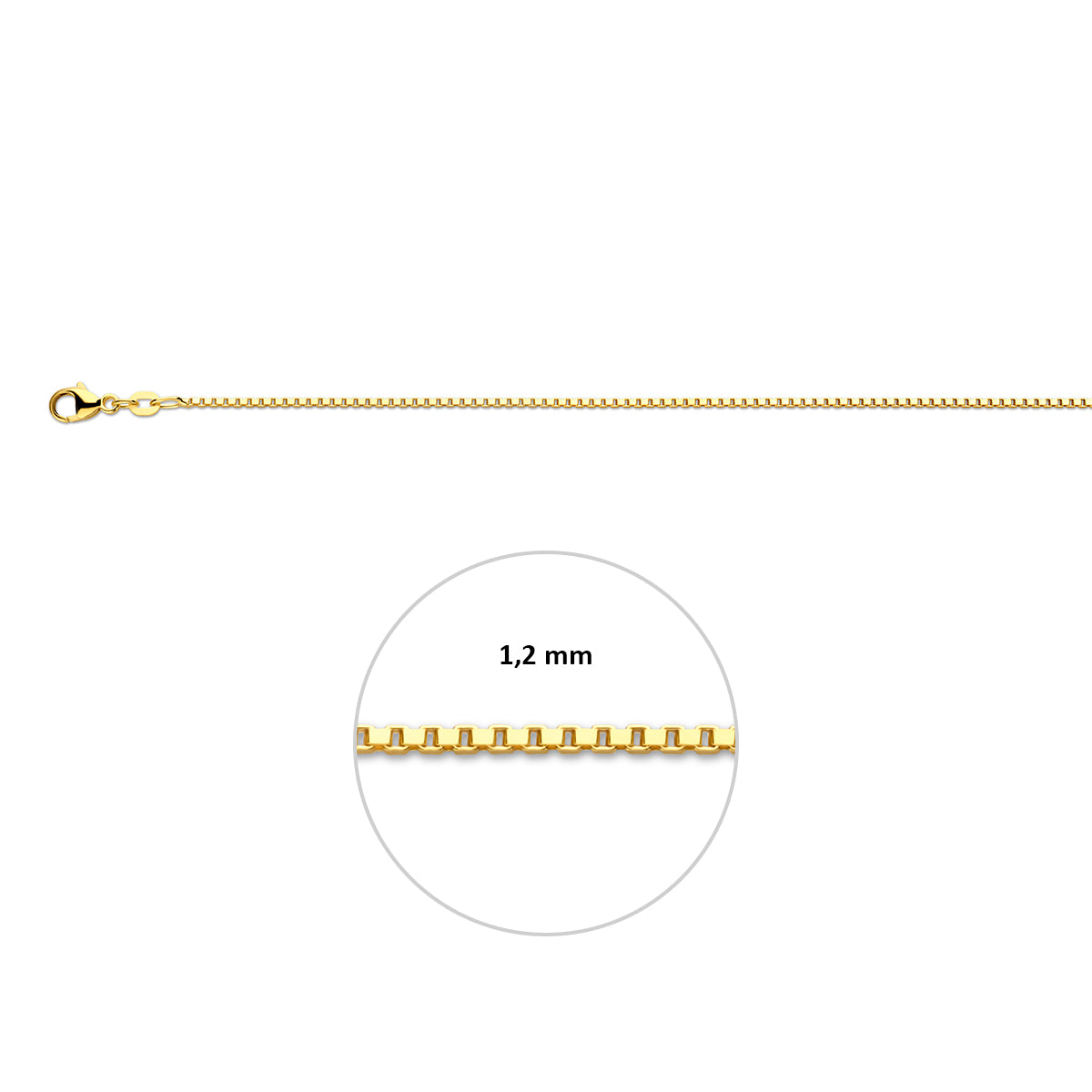 Collier venetiaans 1.3 mm