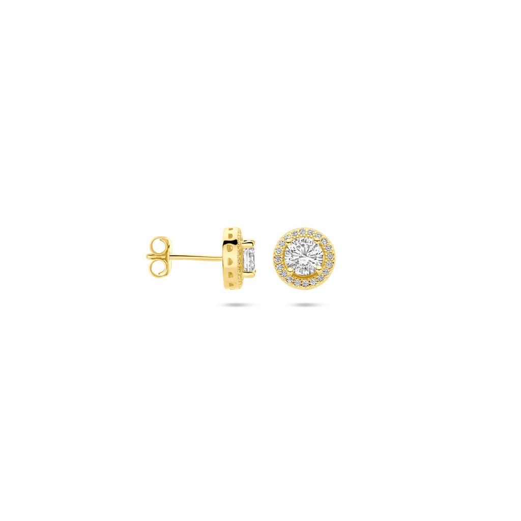 Oorknoppen zirkonia halo 9 mm 1 micron