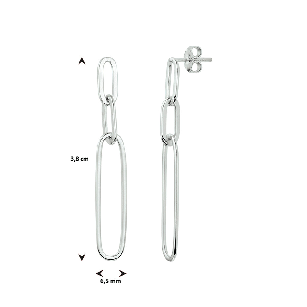 Oorhangers - zilver