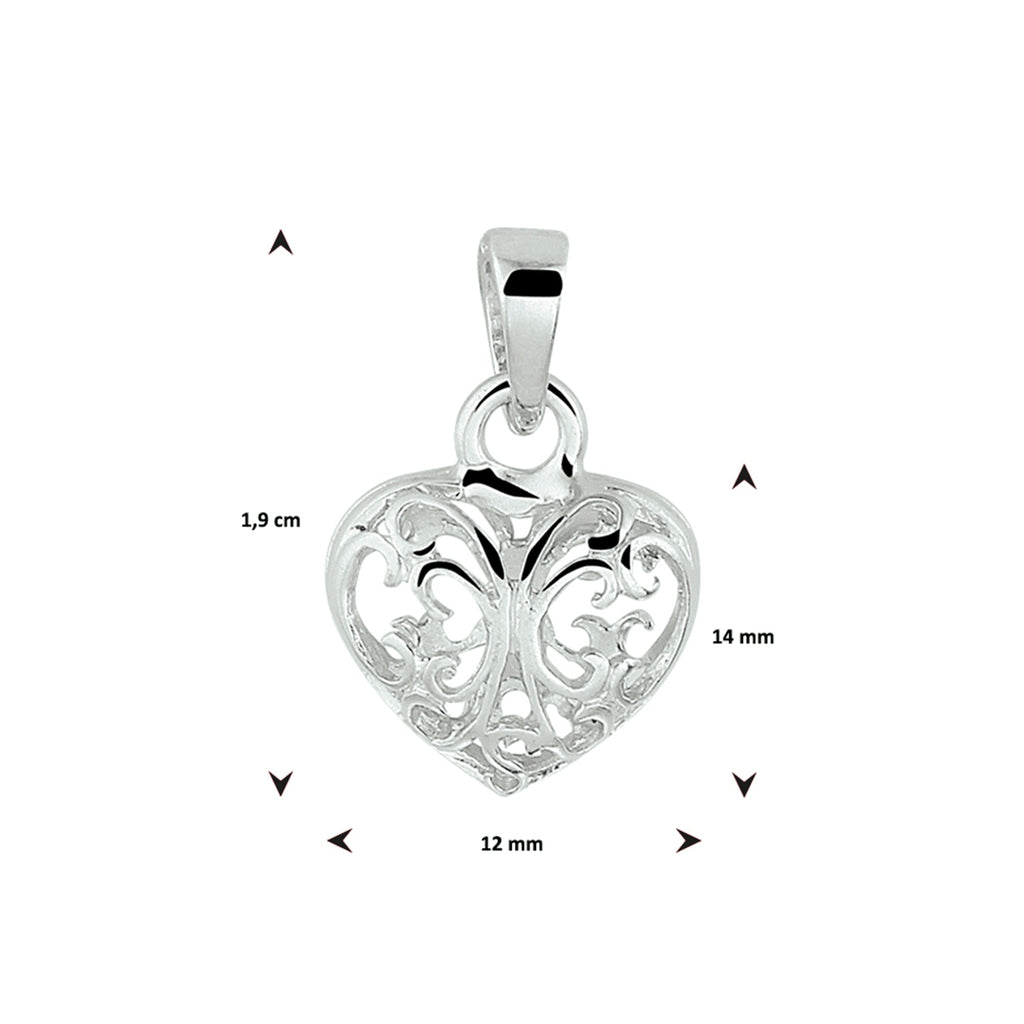Hanger hart filigrain