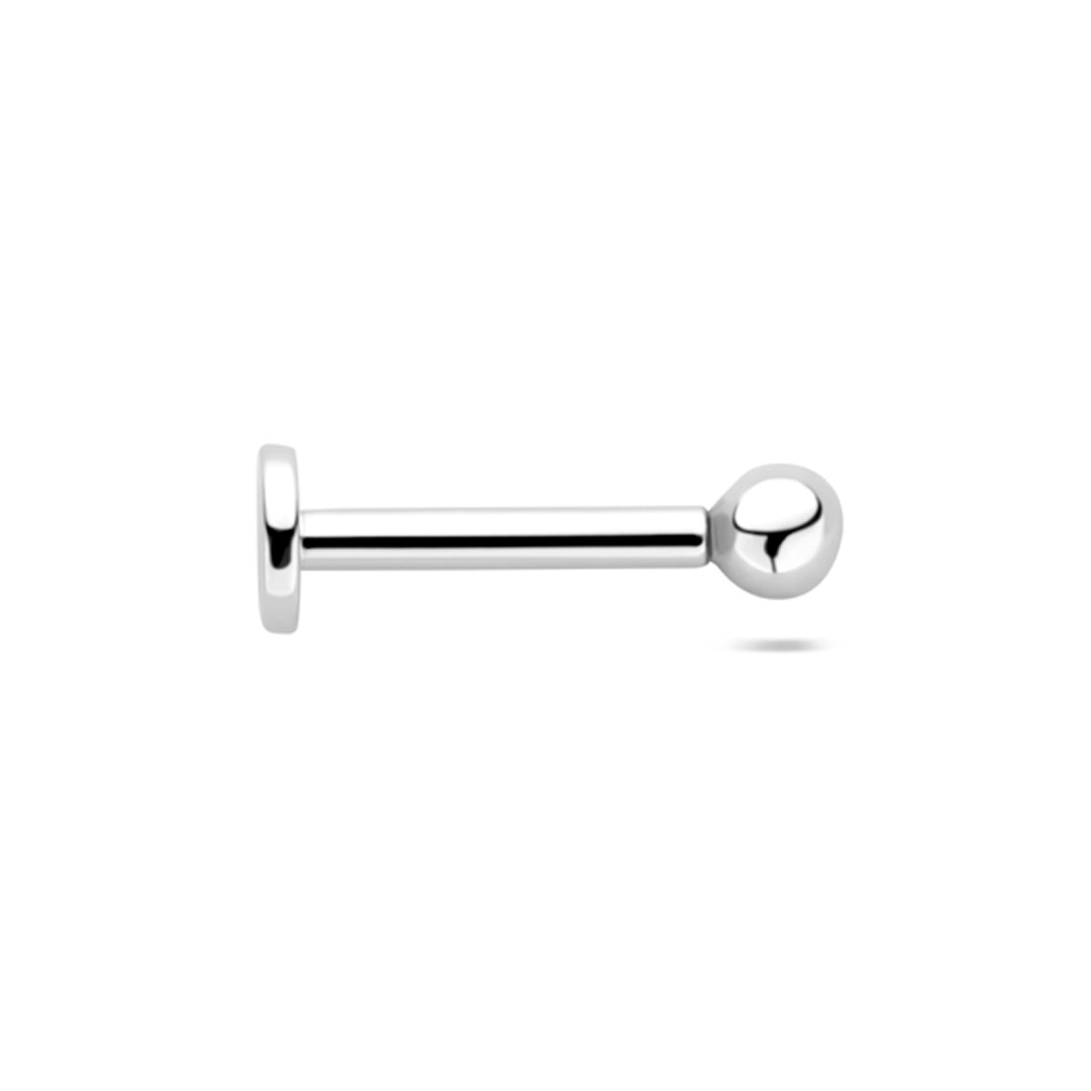 Flat back piercing rond