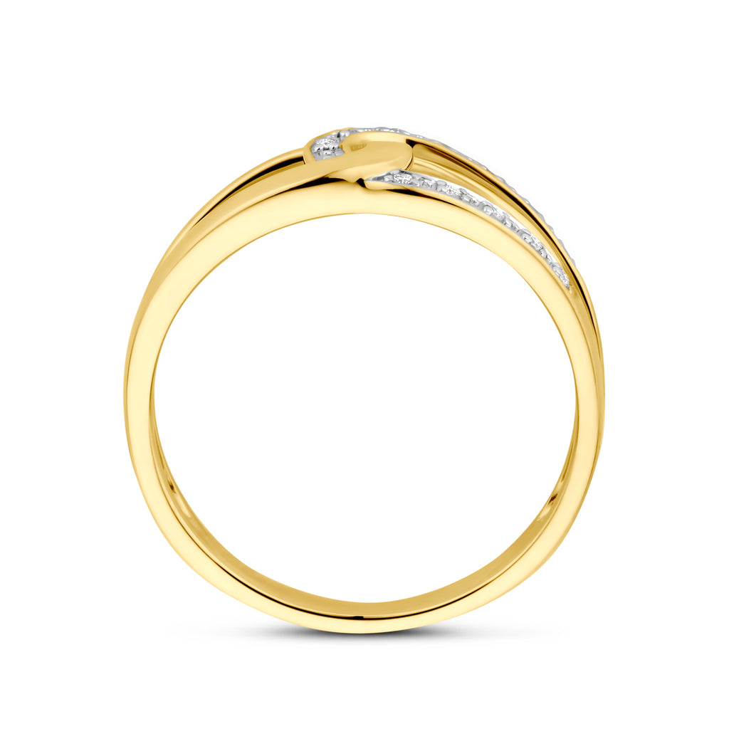 Ring diamant 0.03ct h si