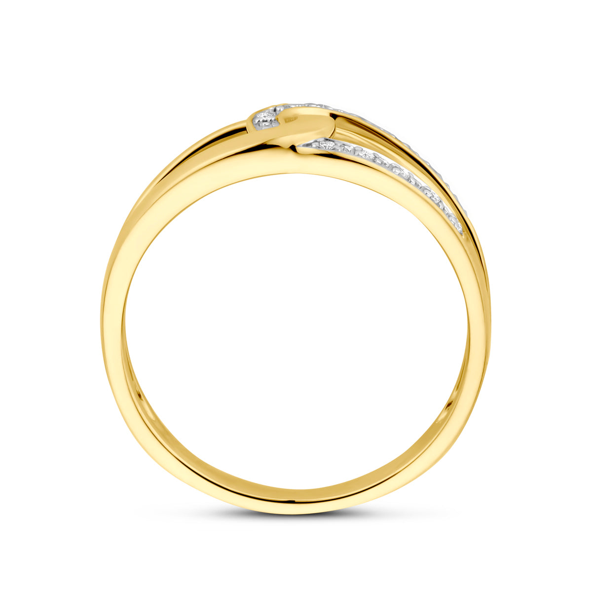 Ring diamant 0.03ct h si