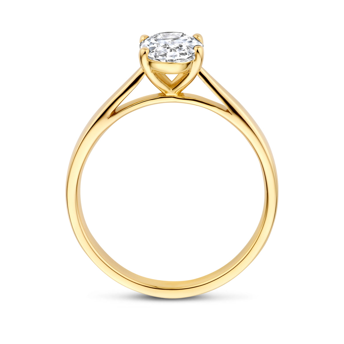 ring lab grown diamant 1.00ct h si