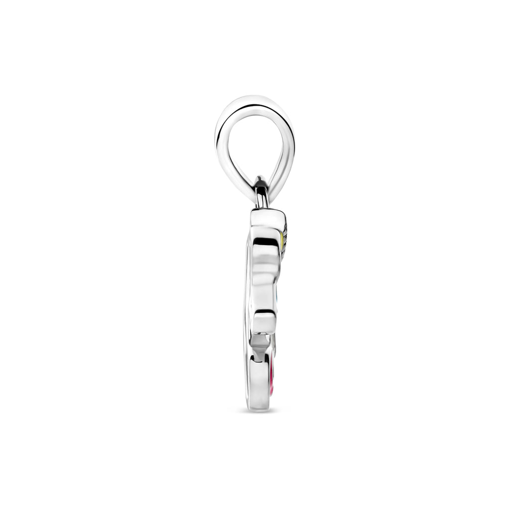 Zilver gerhodineerd bedels