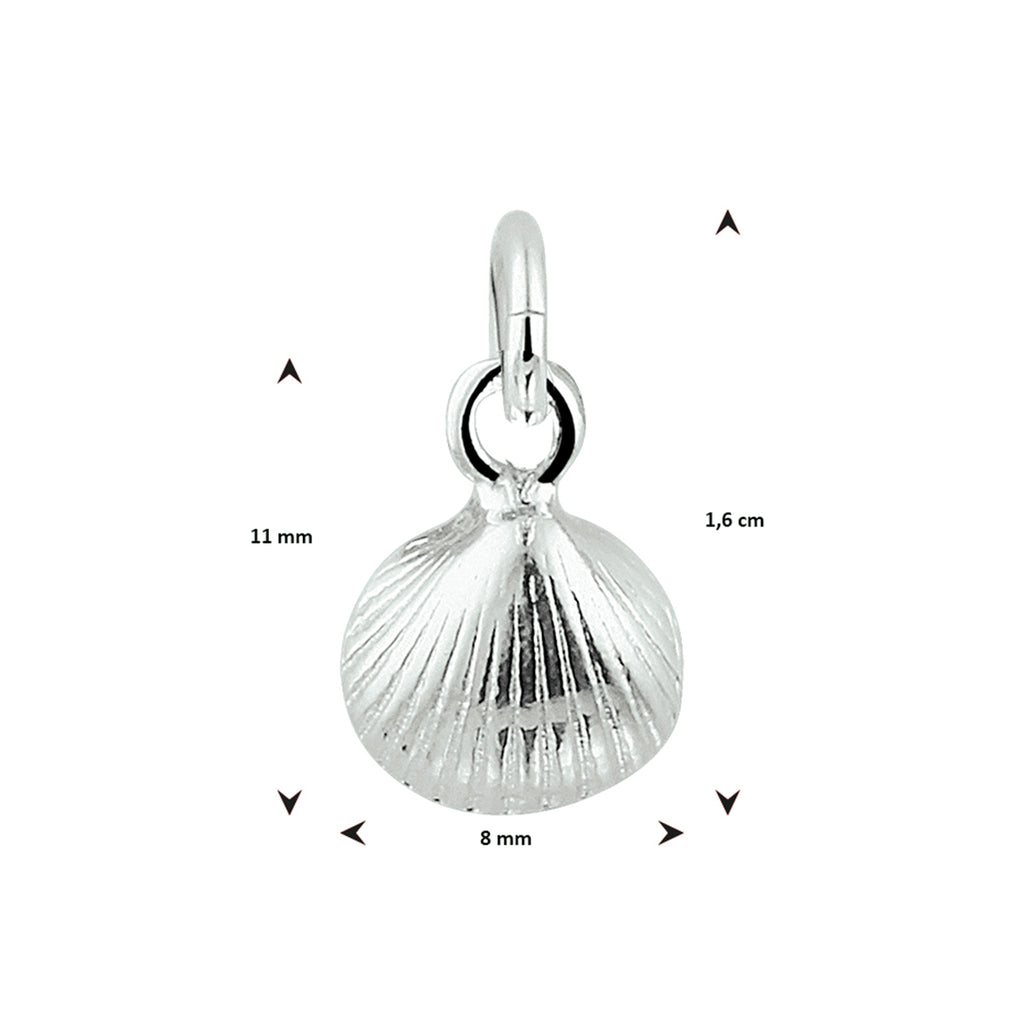 Hanger - zilver schelp