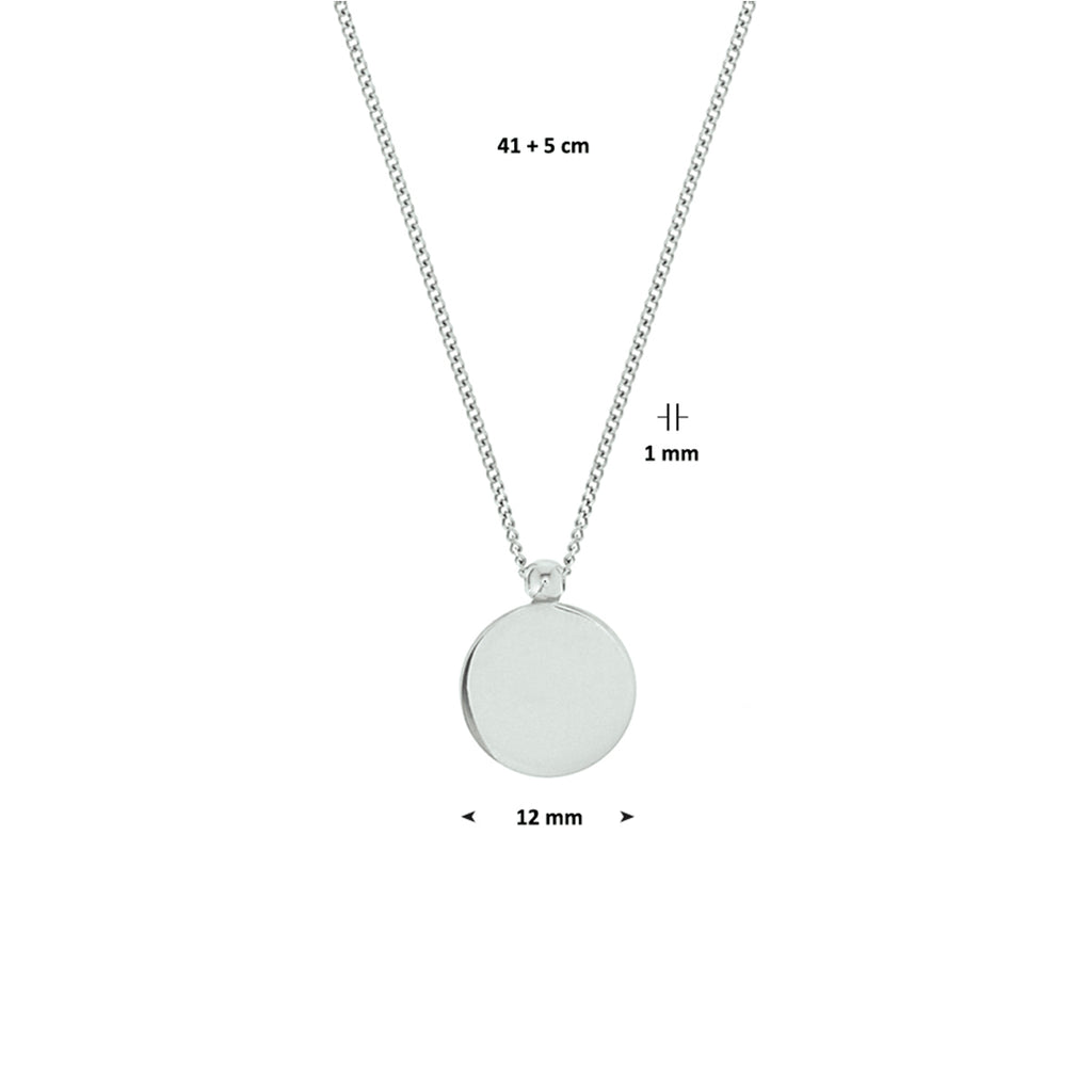 Graveercollier rondje 41 + 5 cm