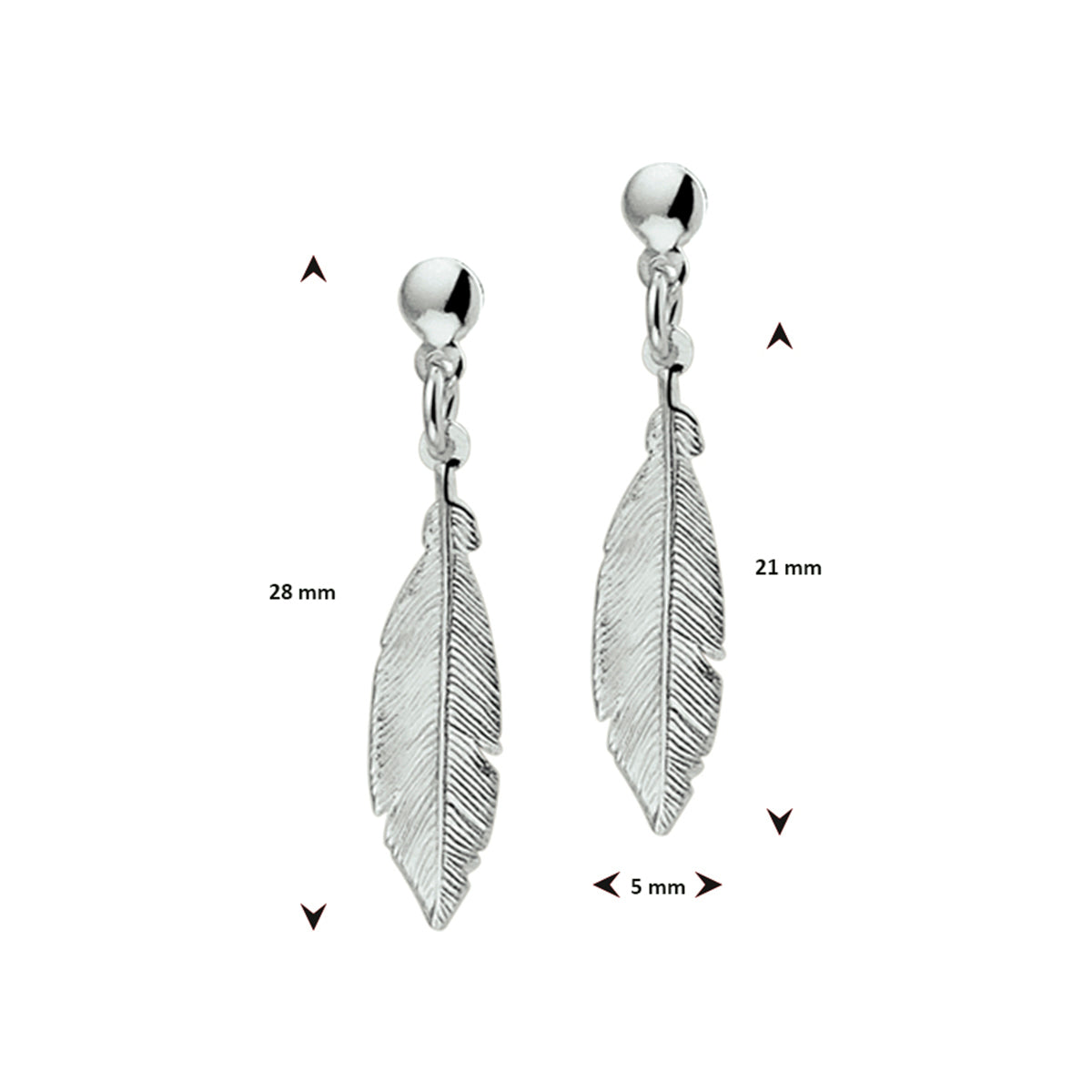 Oorhangers - zilver