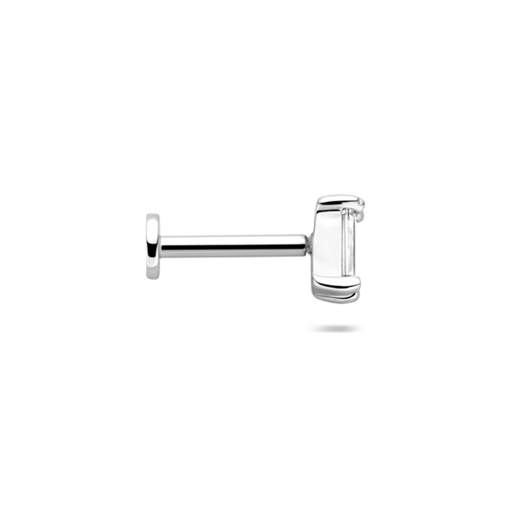 Flat back piercing zirkonia  4.5 x 3.0 mm