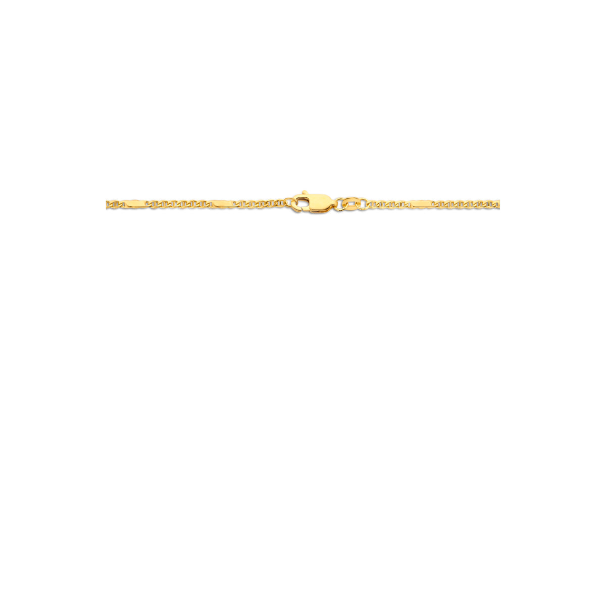 collier valkenoog met tussenstuk 1.9 mm