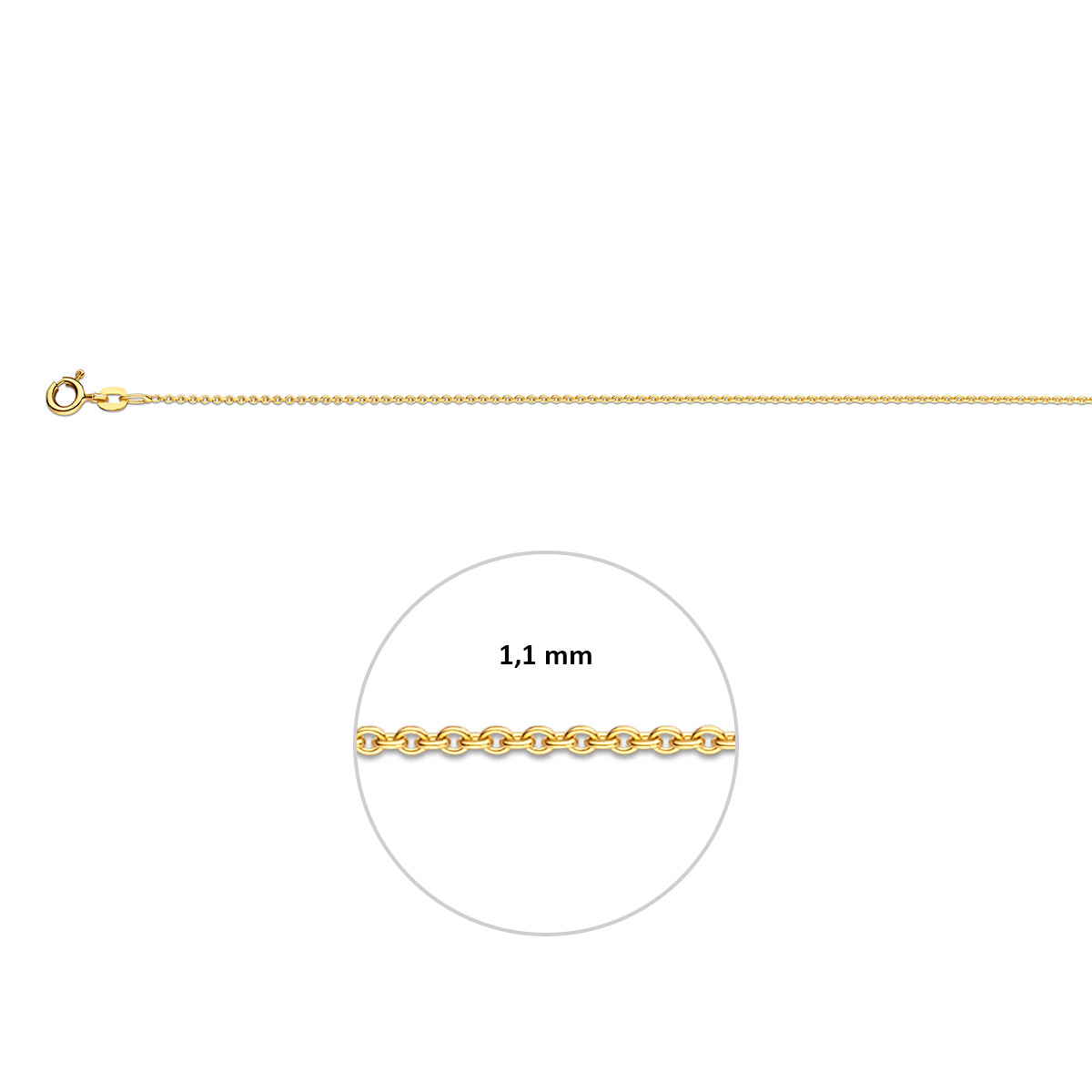 Collier anker rond 1.2 mm