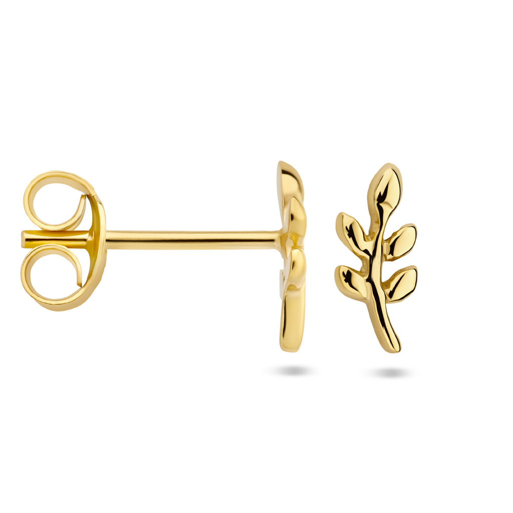 Oorstkers - verguld zilver
