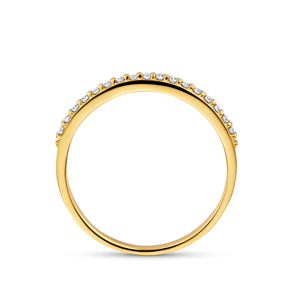 Ring lab grown diamant 0.17ct g vs