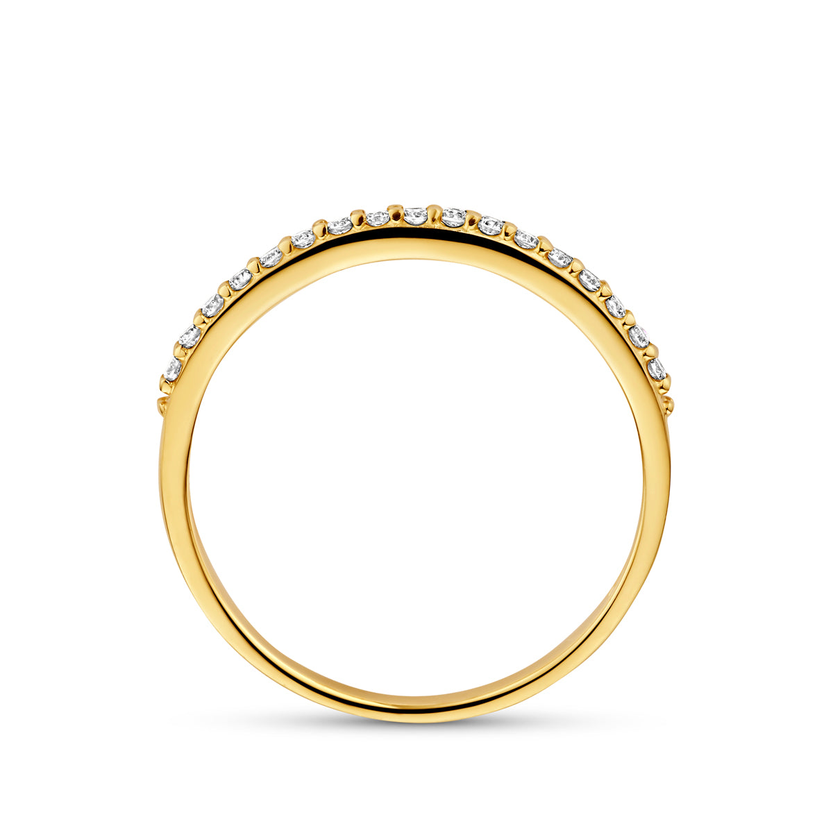 Ring lab grown diamant 0.17ct g vs