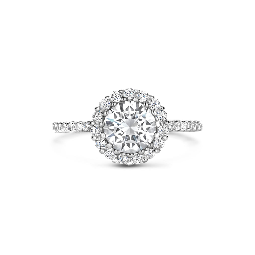 Ring zirkonia halo
