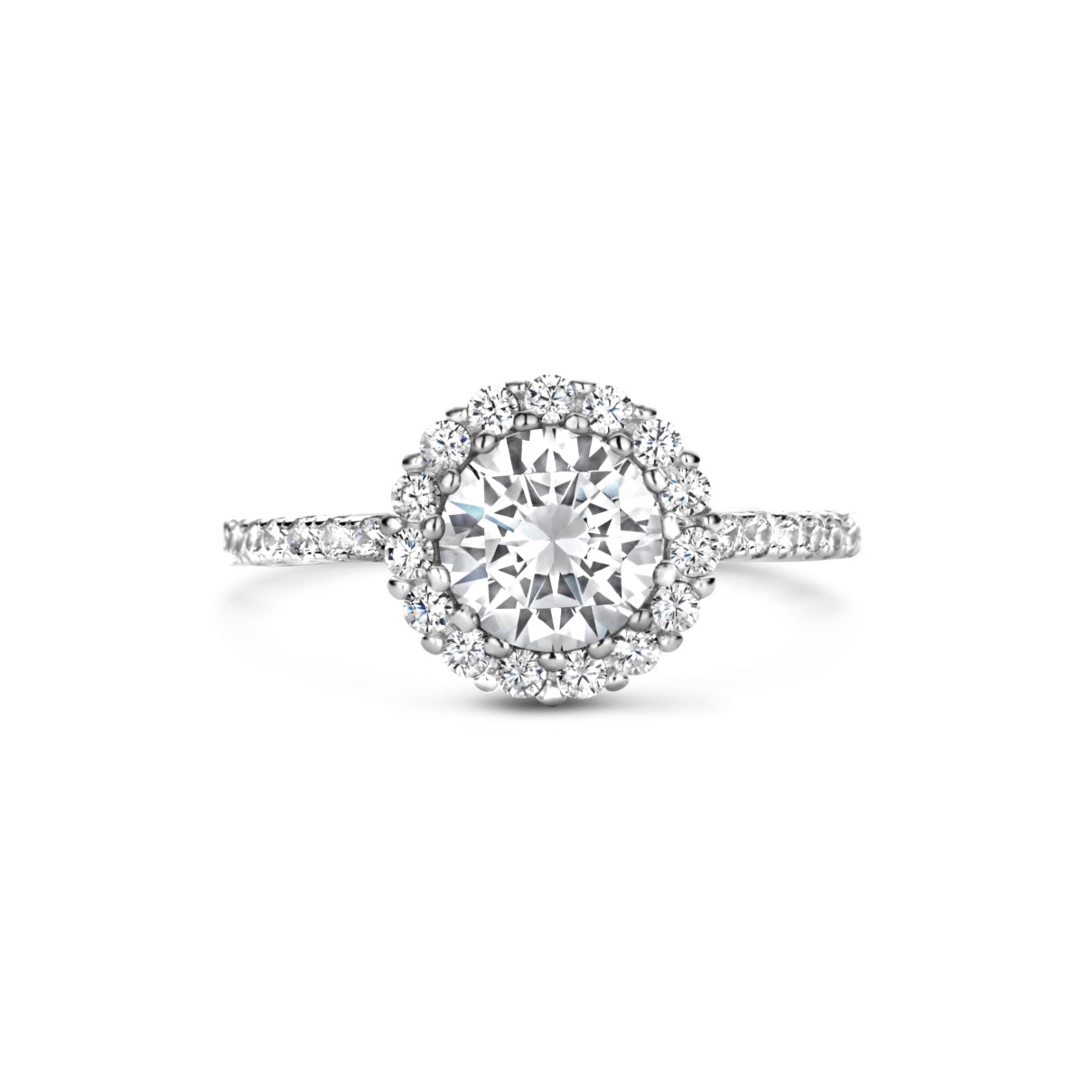 Ring zirkonia halo