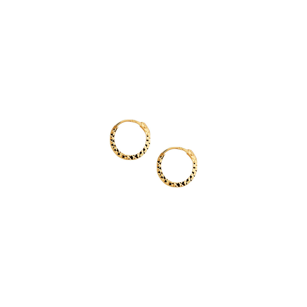 Oorringen 1.2 mm gediamanteerd