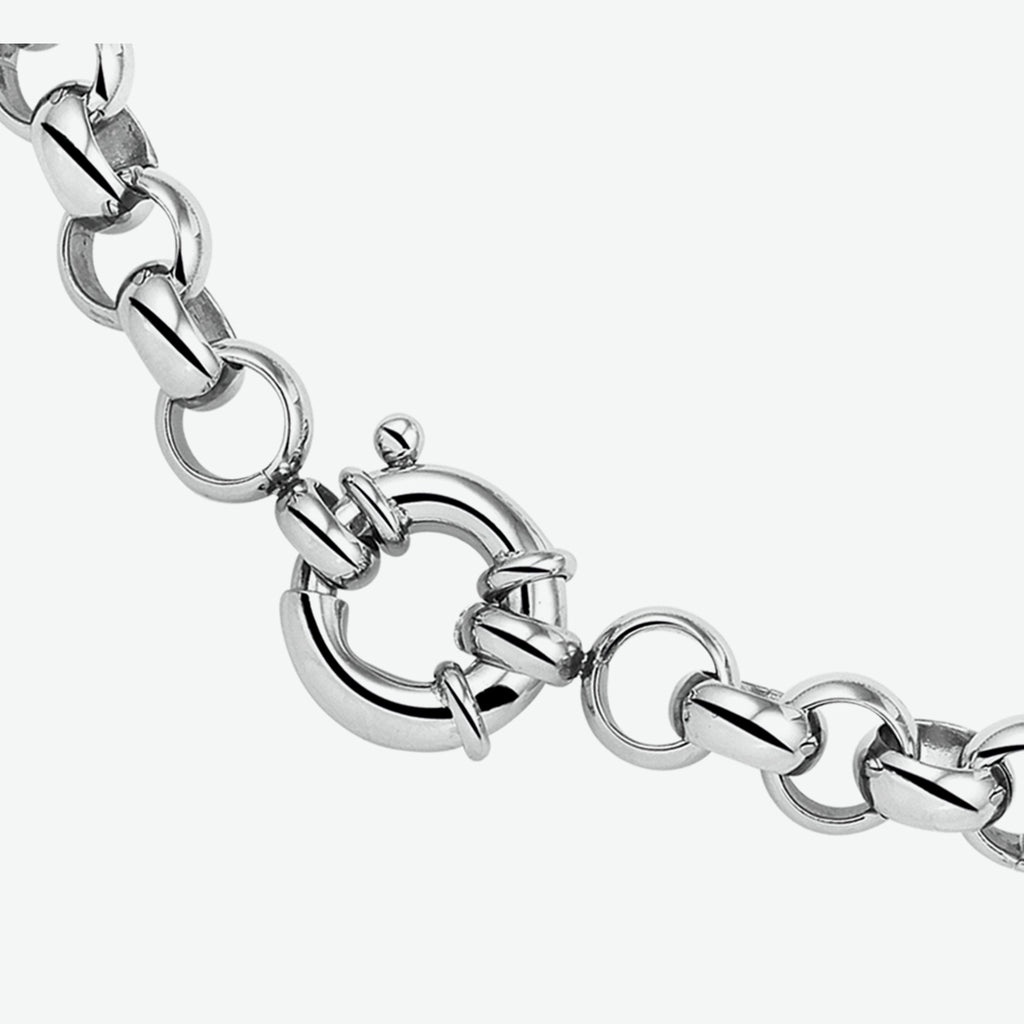 Collier jasseron 9 mm met groot springslot
