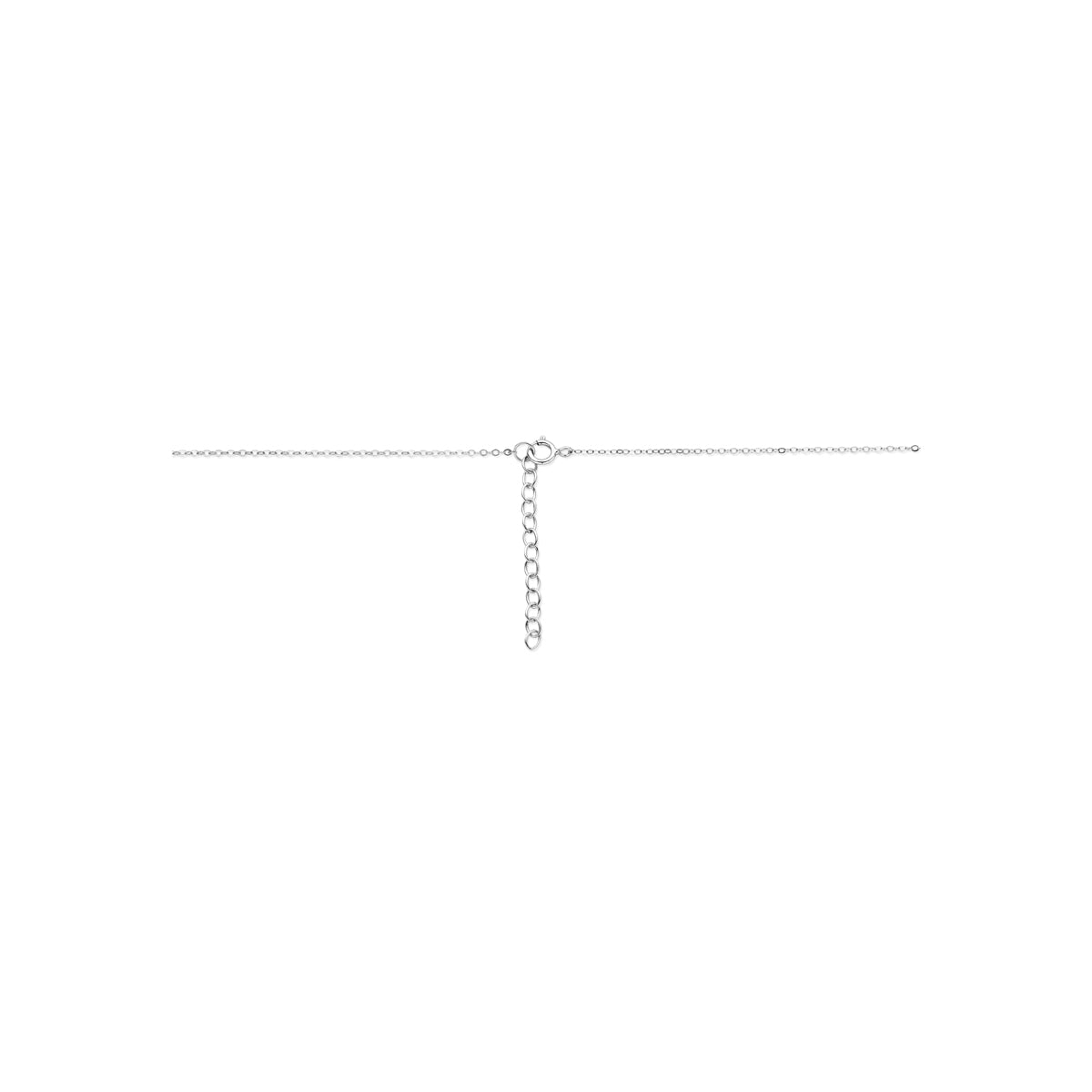 Y-collier zirkonia 41 + 4 cm