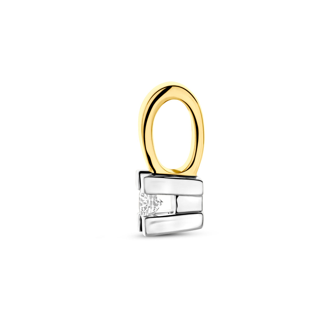 Hanger diamant 0.05ct h si