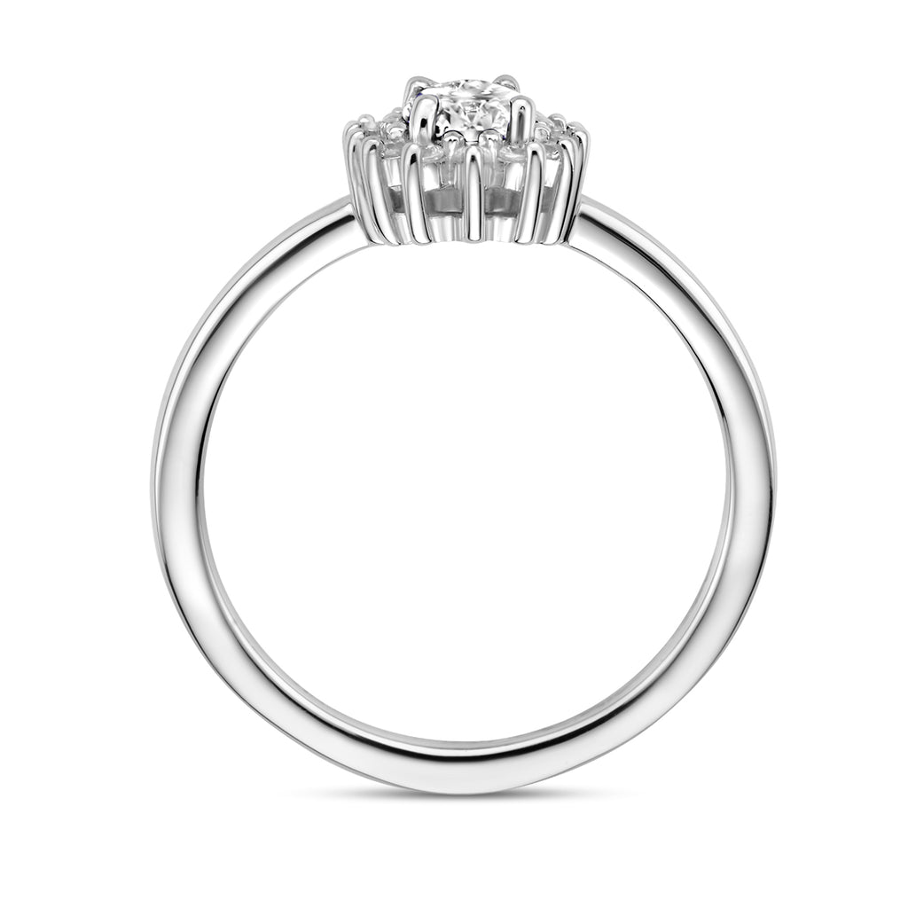 Ring zirkonia halo