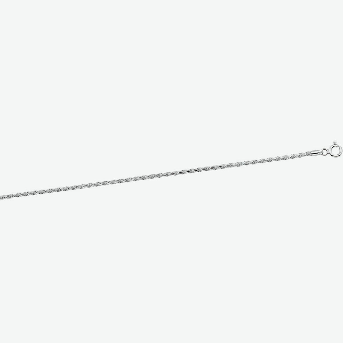 COLLIER ZILVER KOORD - 42 CM
