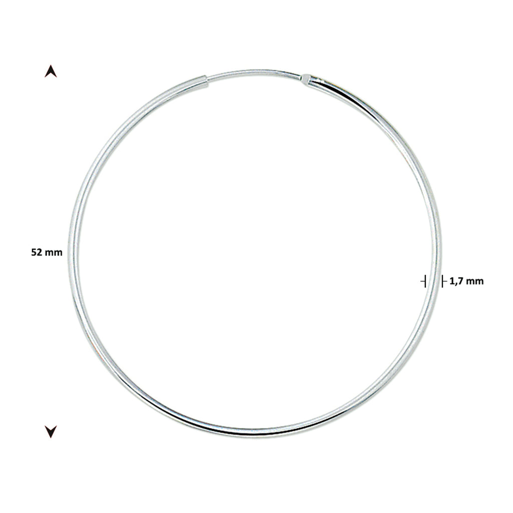 Oorringen 1.7 mm ronde buis