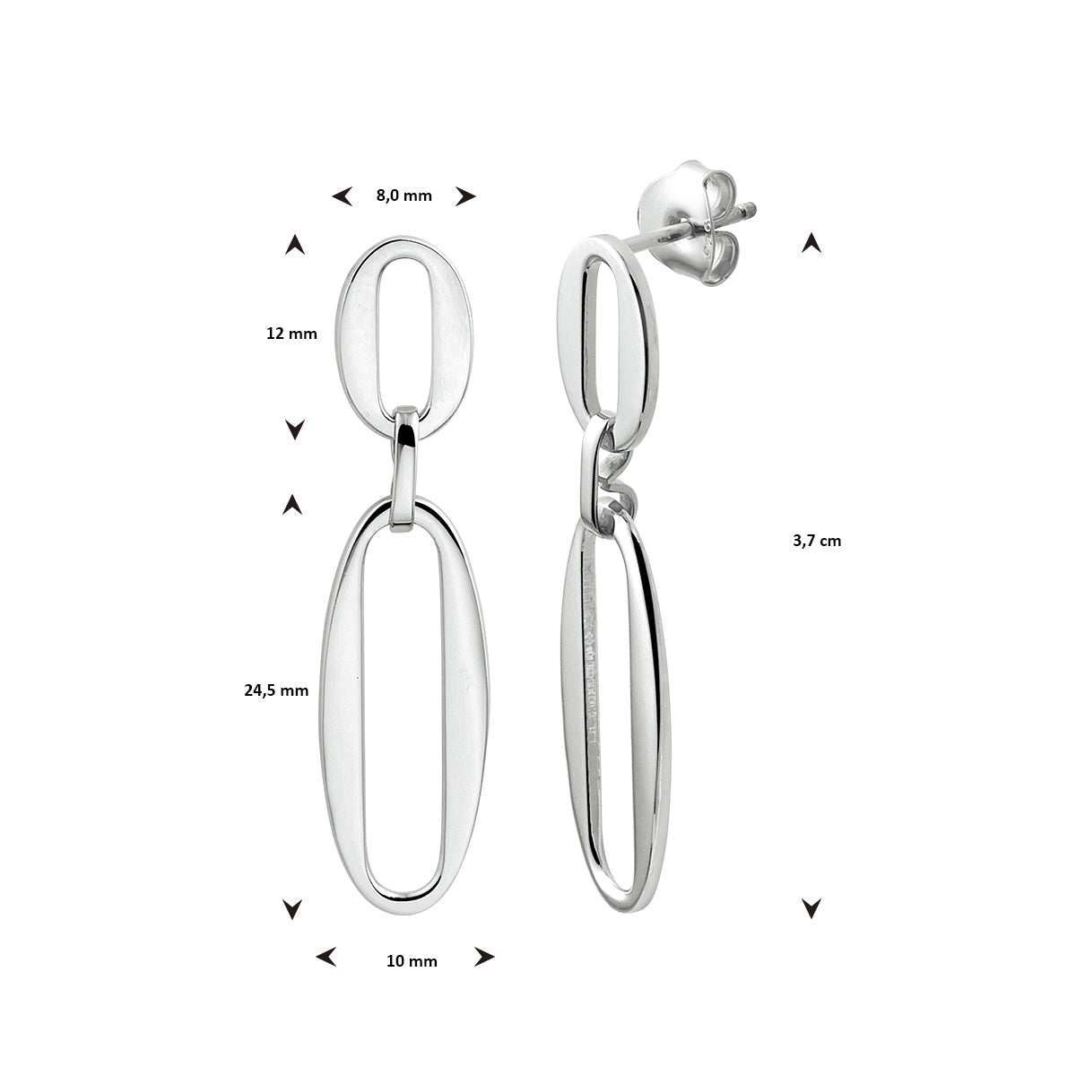 Oorhangers paperclip