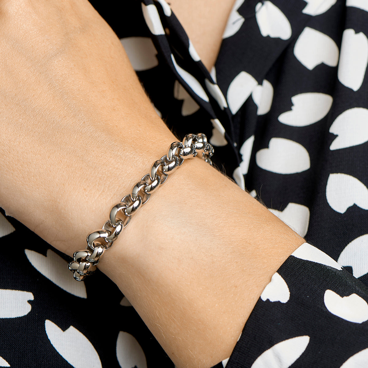 Armband jasseron 9 mm met groot springslot