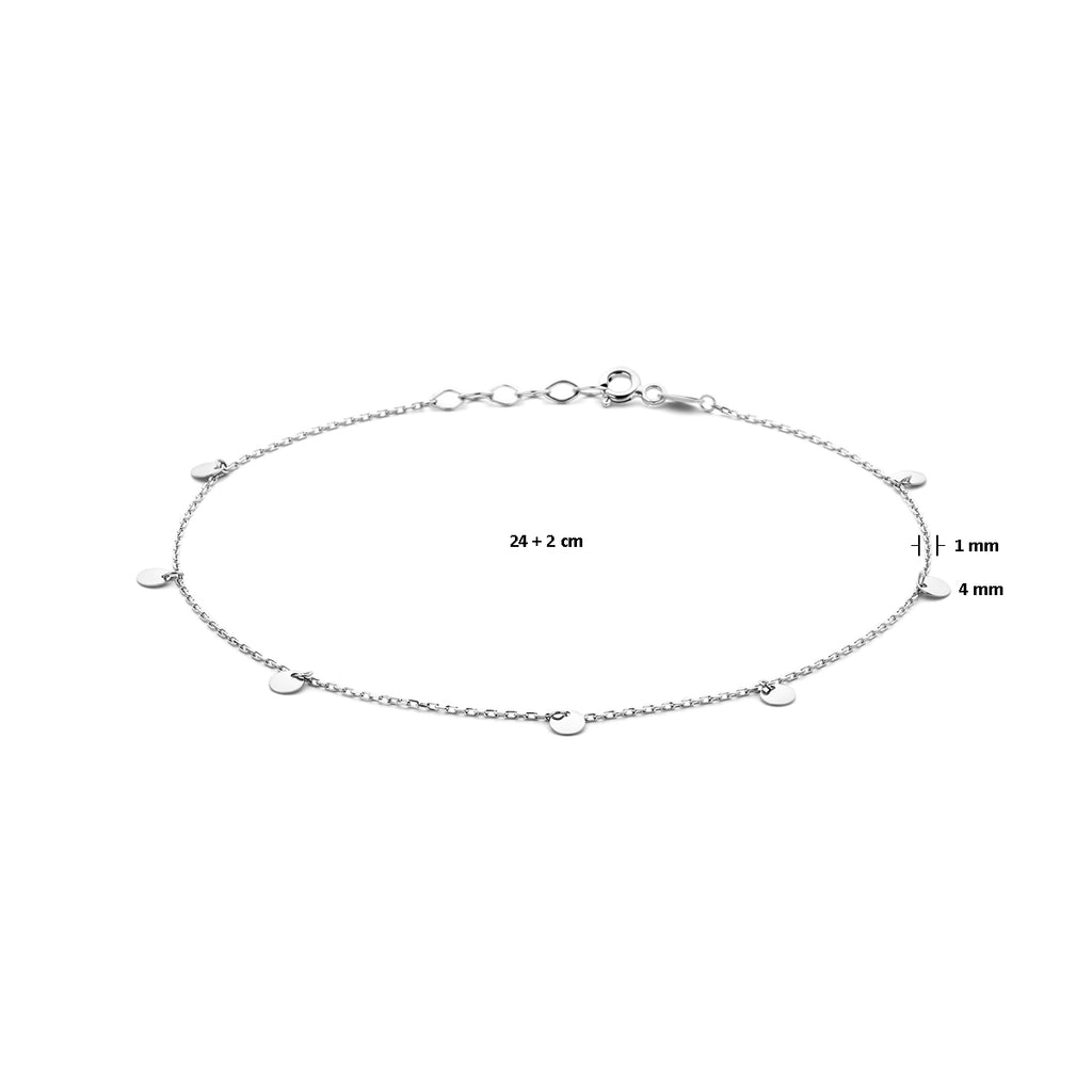Enkelbandje rondjes 24 + 2 cm