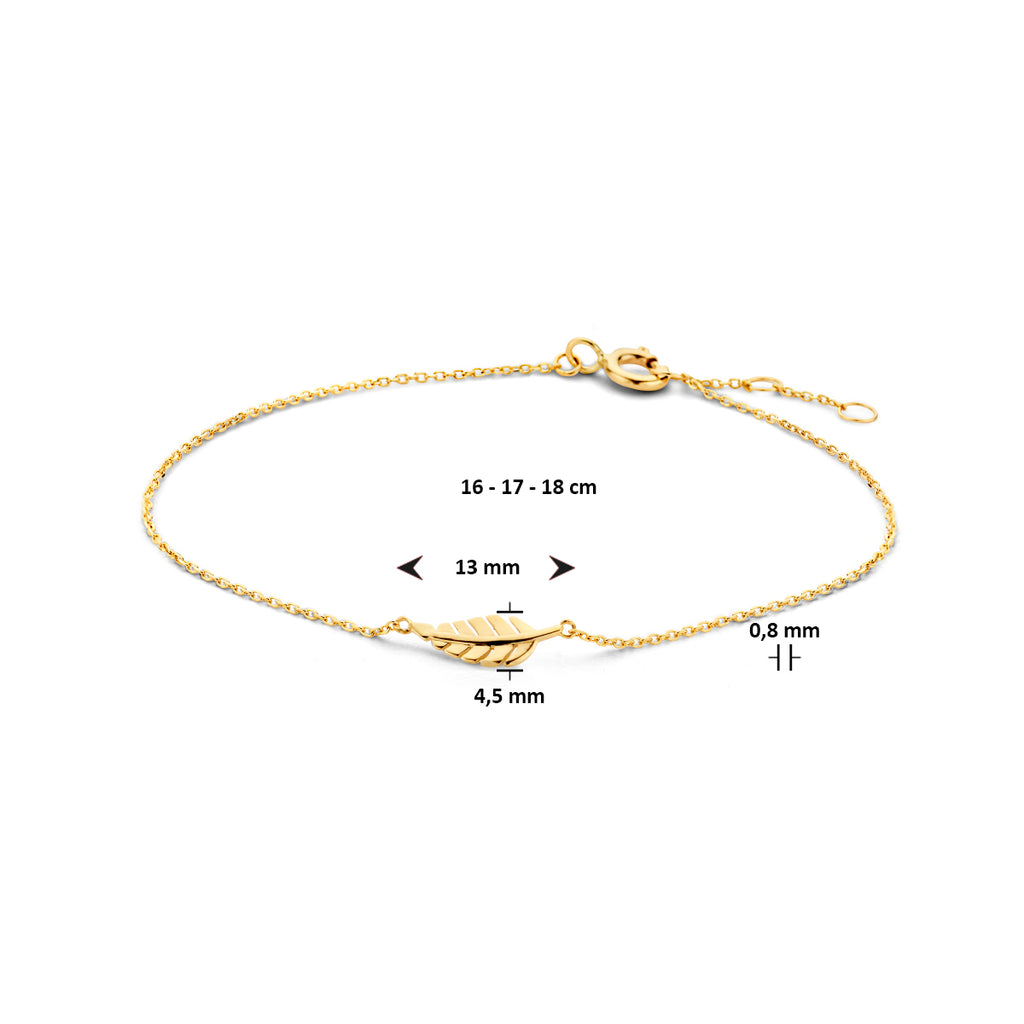 Armband veer 16 - 17 - 18 cm