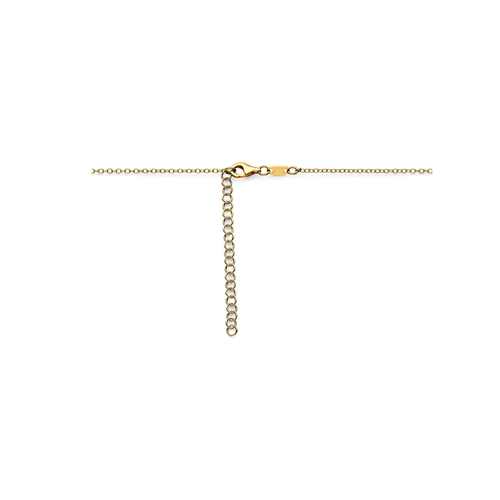 Collier hartjes 40 + 5 cm 3 micron