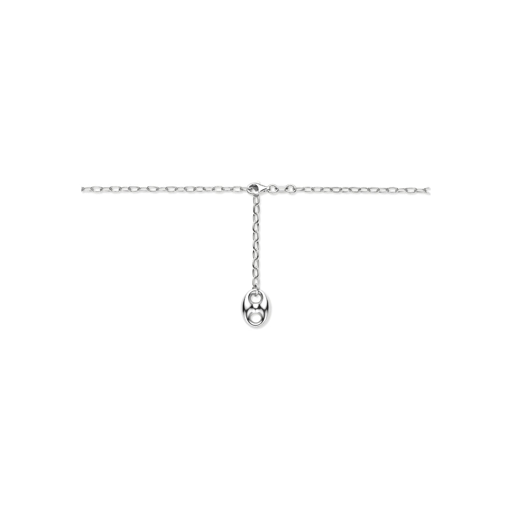 Y-collier koffieboon 50 cm