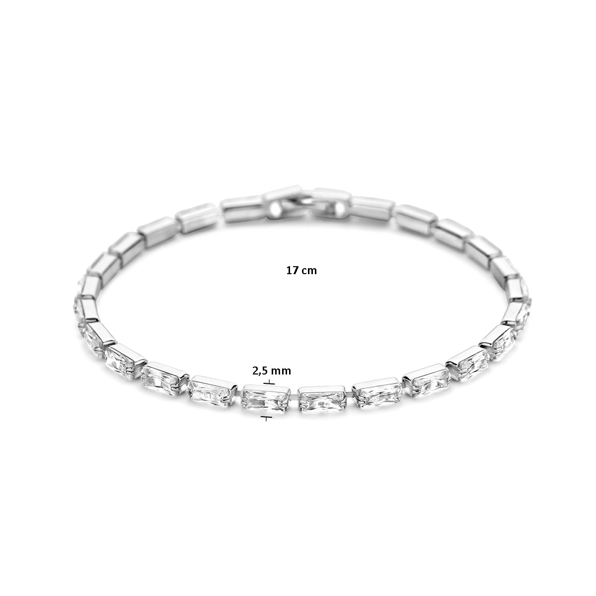 Tennisarmband 2.5 mm zirkonia