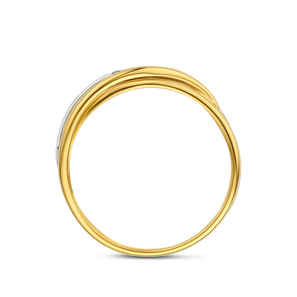 Ring diamant 0.02ct  h si