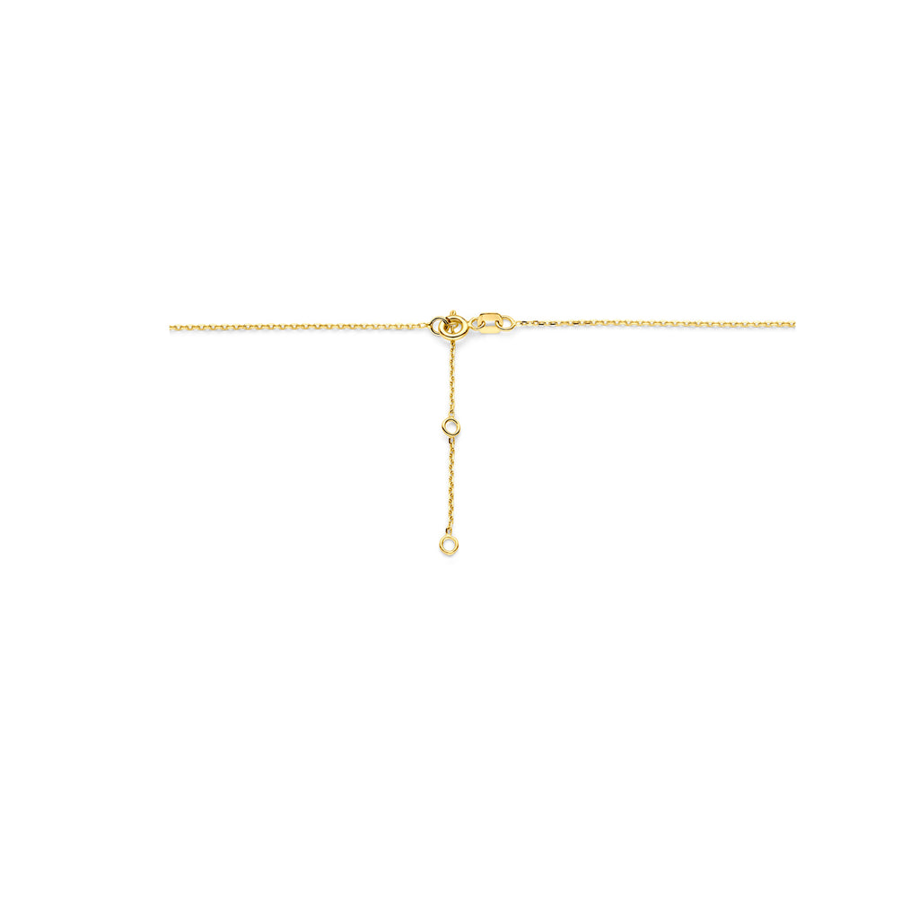 Collier anker en bolletjes 1.0 mm 42 - 44 - 46 cm