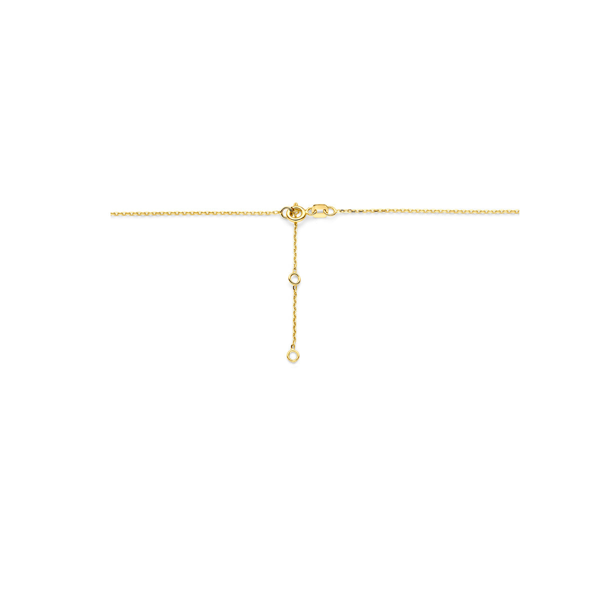 Collier anker en bolletjes 1.0 mm 42 - 44 - 46 cm
