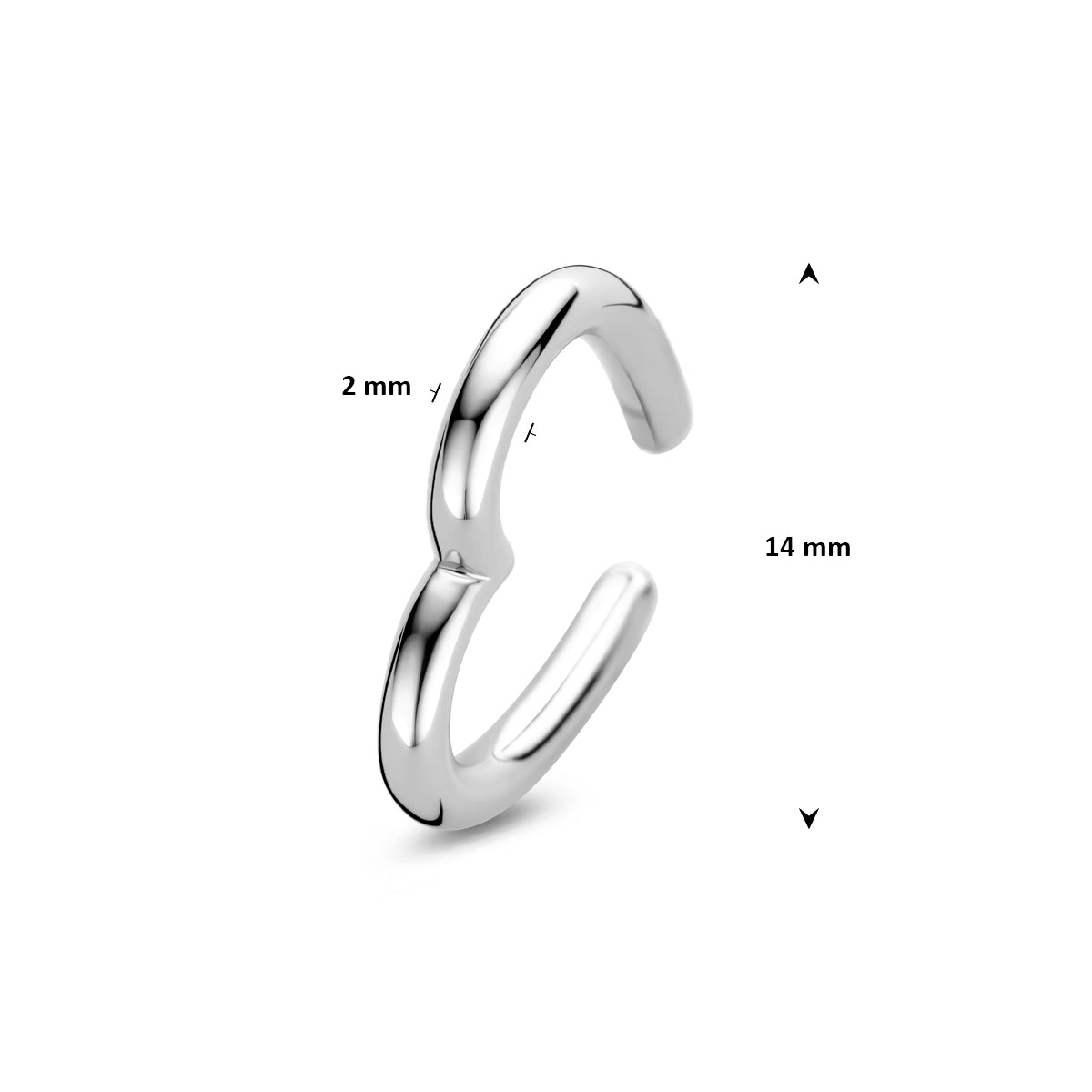 ear cuff hartje 14 mm