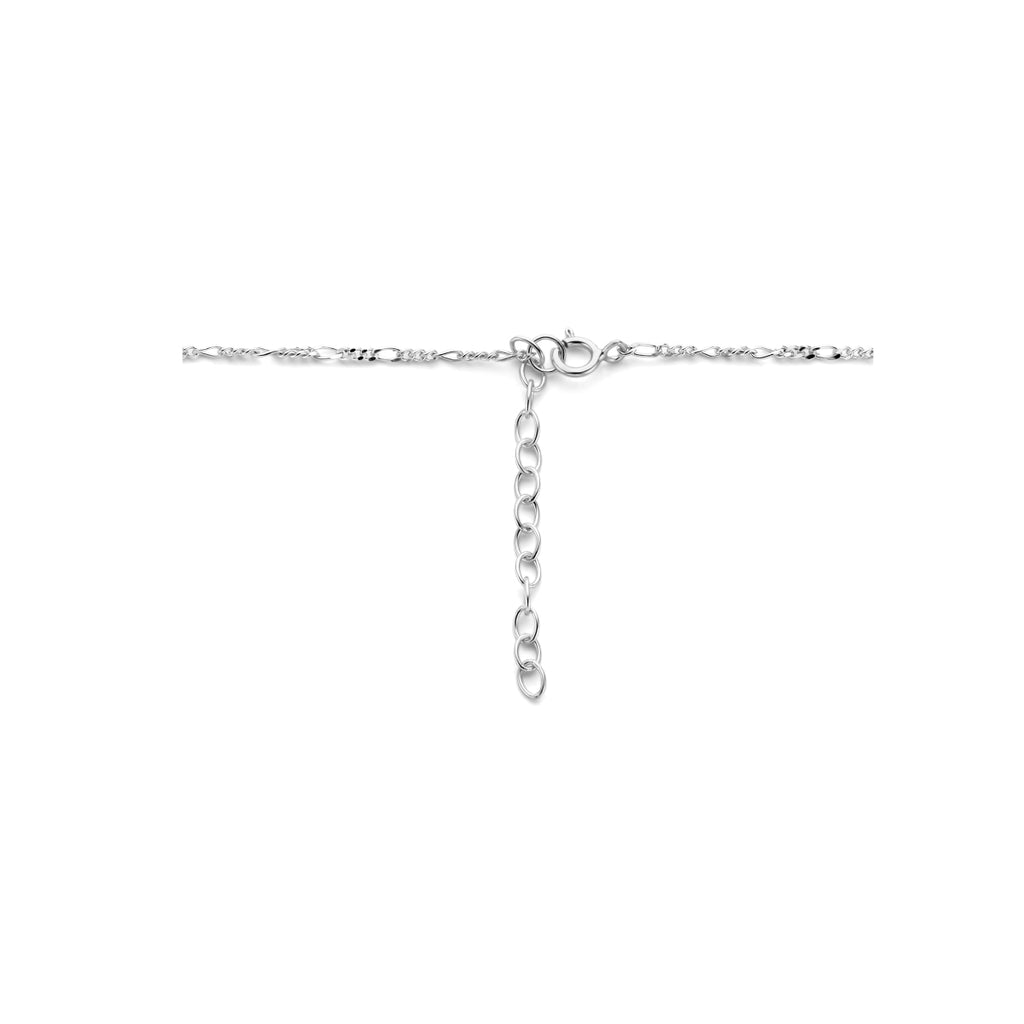 Zilver gerhodineerd colliers met hangers