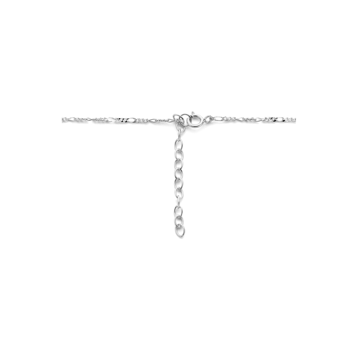 Zilver gerhodineerd colliers met hangers