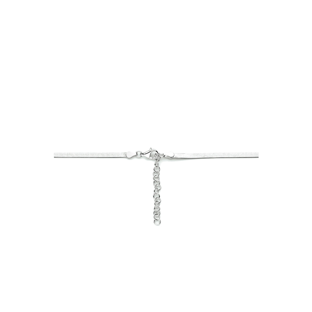 Collier slang plat 3.3 mm 40 + 5 cm
