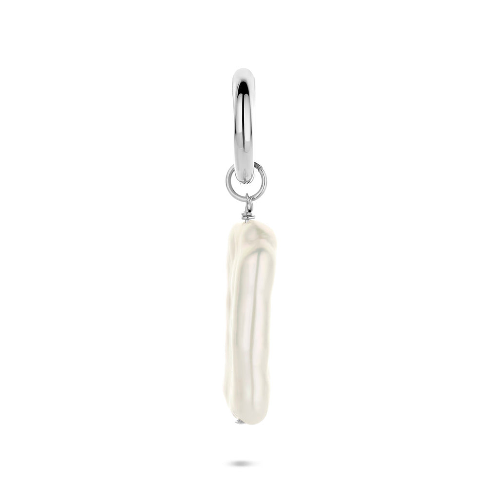 Zilver gerhodineerd oorringen m.hang/bol/steen enz