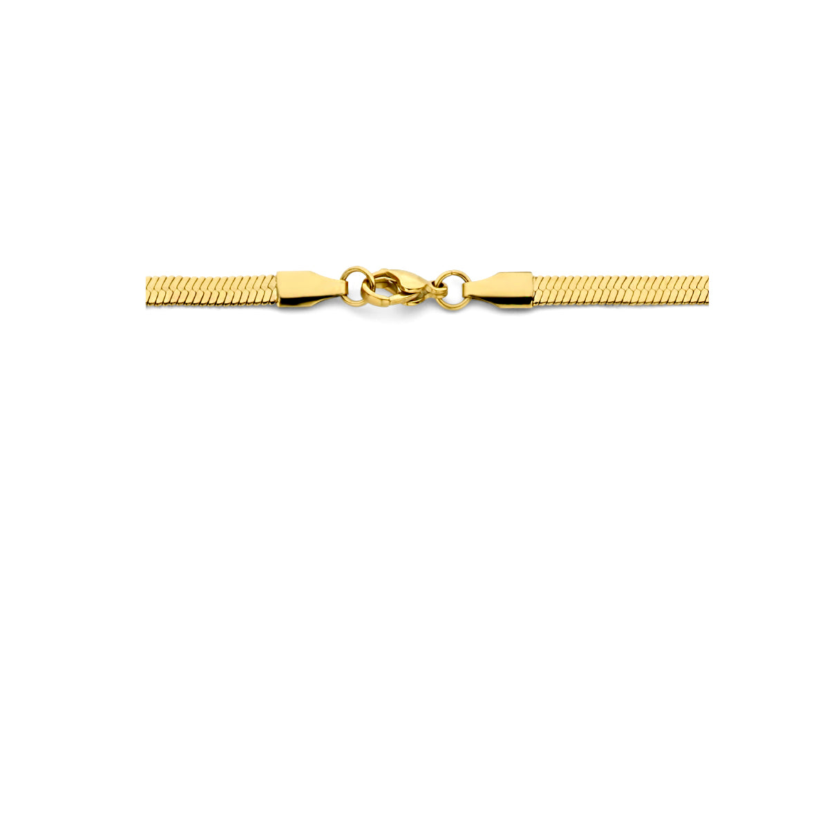 Collier slang plat 4.2 mm 42 + 4 cm ion plating