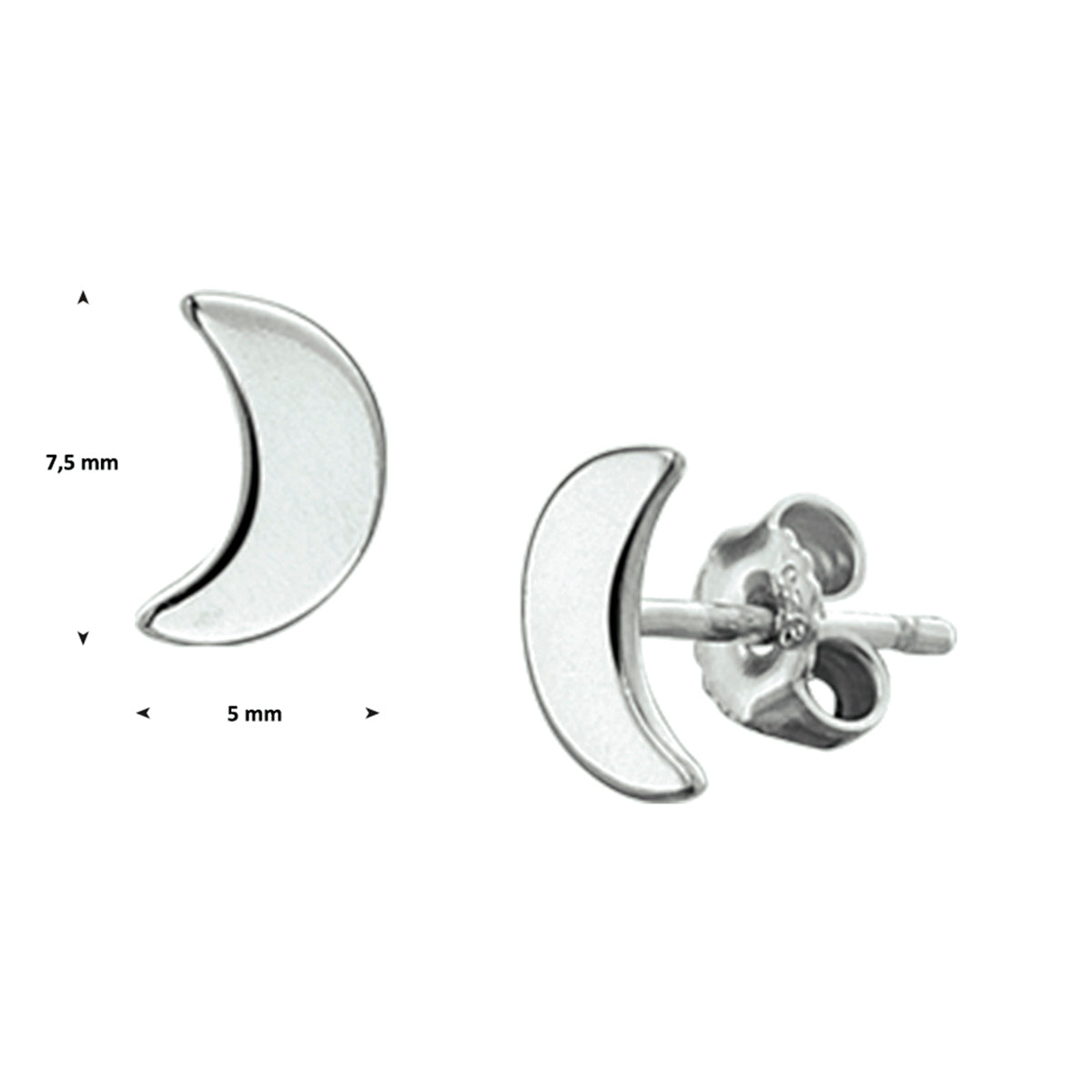 Oorstekers - zilver