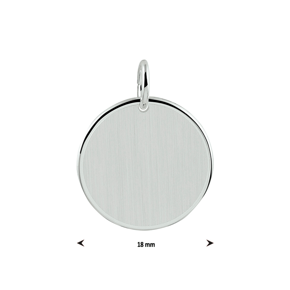 Graveerhanger rond unisex