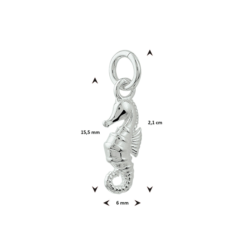 Hanger - zilver zeepaard
