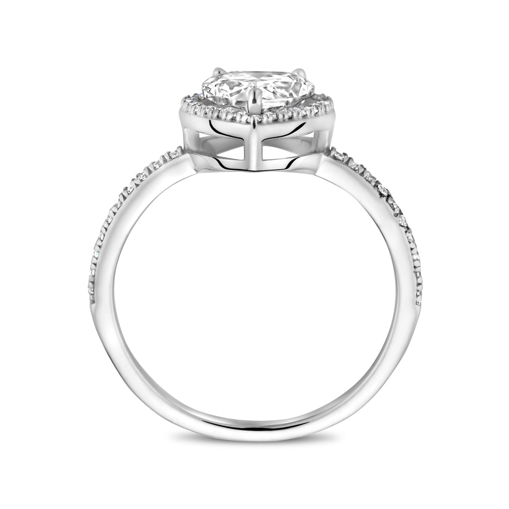 ring druppel zirkonia